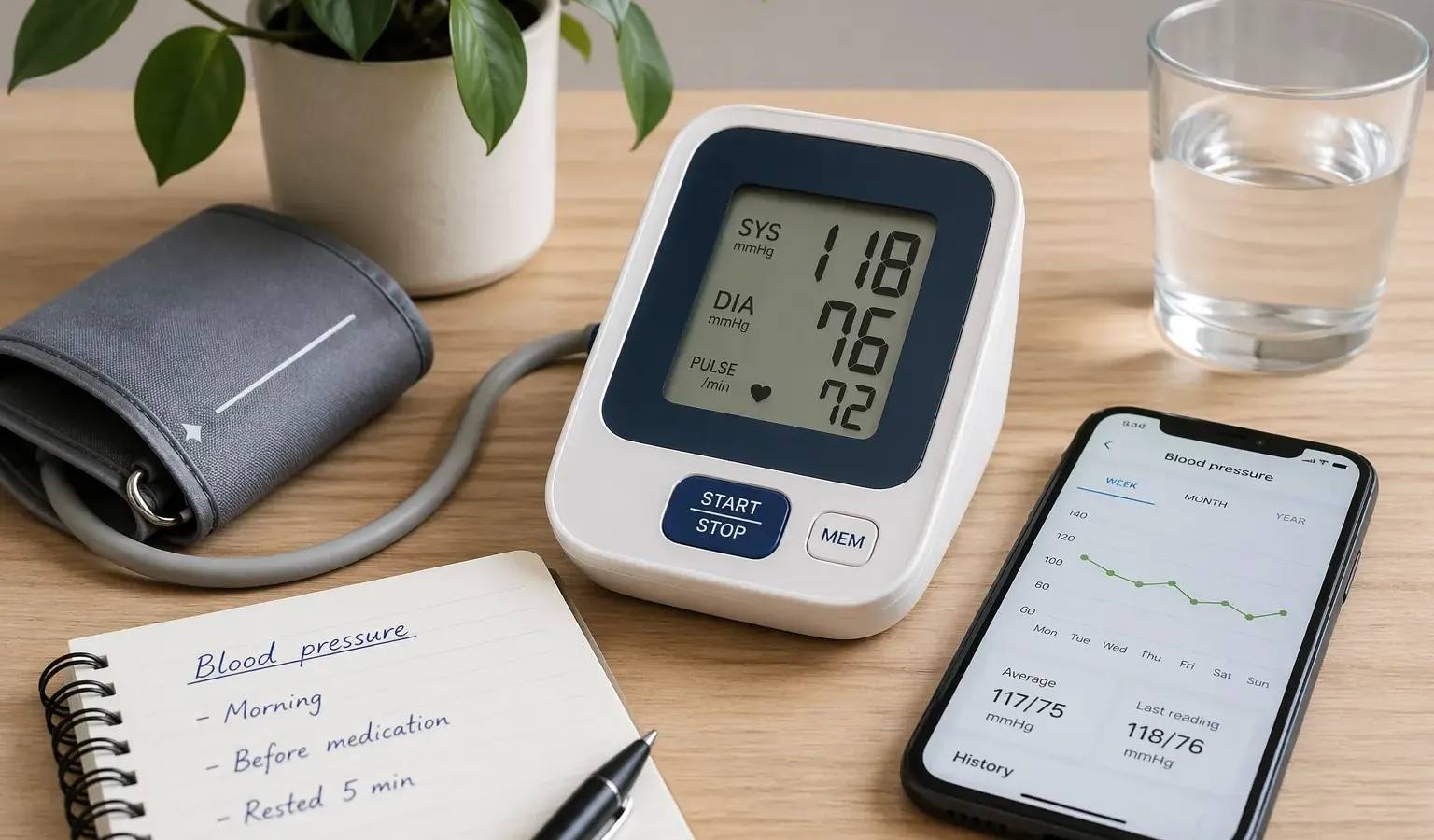 How to Measure Blood Pressure at Home and Record Useful Data