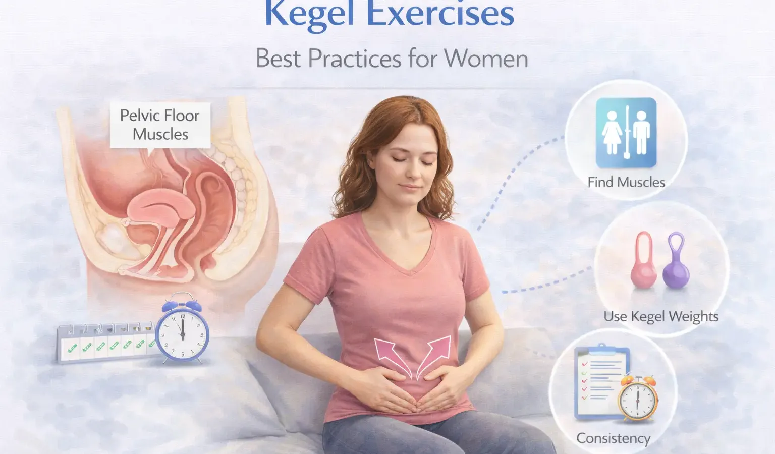 Kegel Exercises best practices for women