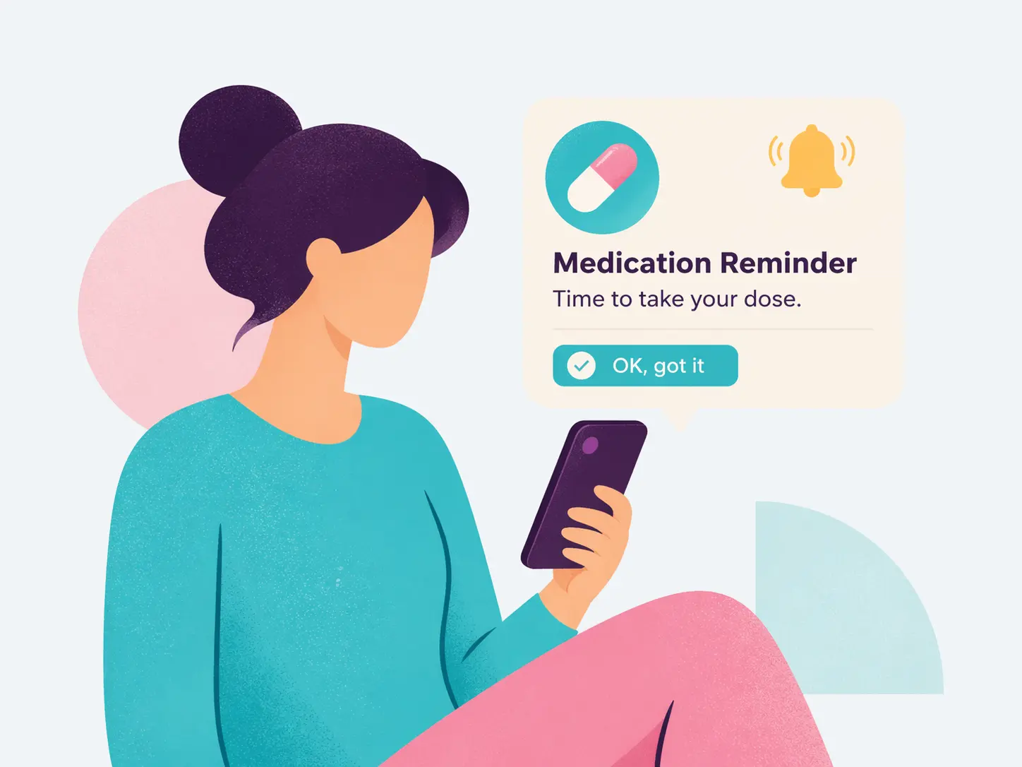VitalTracking medication tracking illustration